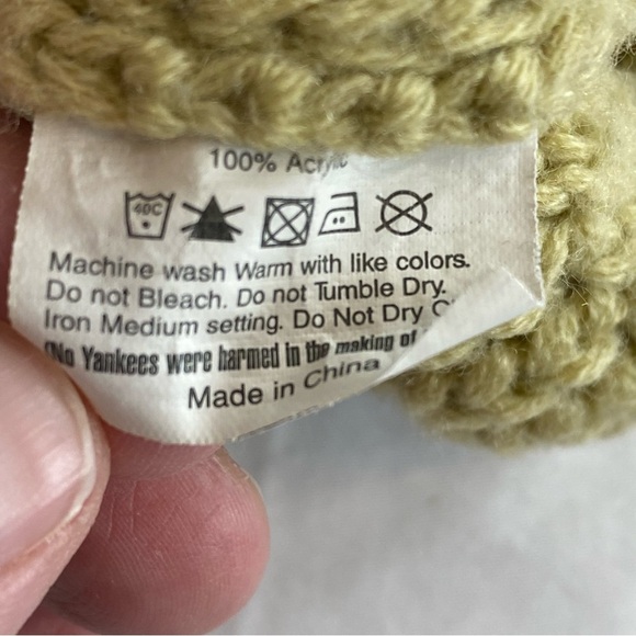 Cheeky’s Knit Beanie Hat | Ribbed Cuff | Khaki Tan - Picture 4 of 4